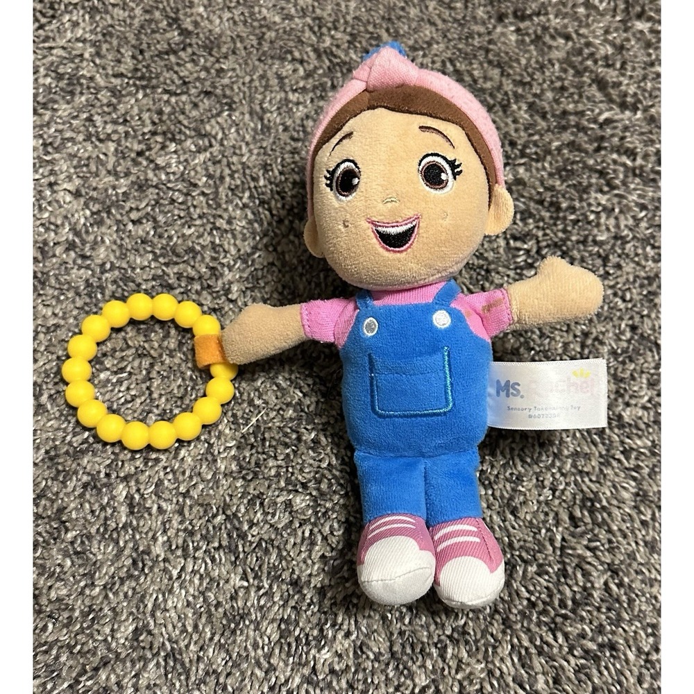 Ms Rachel Sensory Plush Toy Baby Toddler Learning Figure Yellow Ring